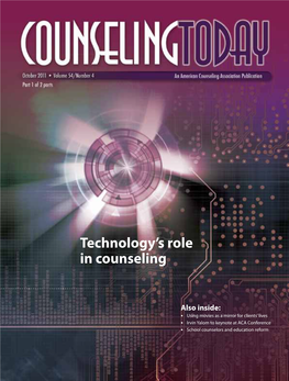Technology's Role in Counseling