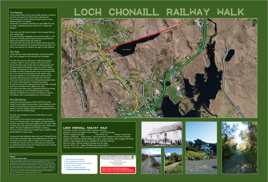 LOCH CHONAILL RAILWAY WALK and the Route Went from Derry City to Burtonport