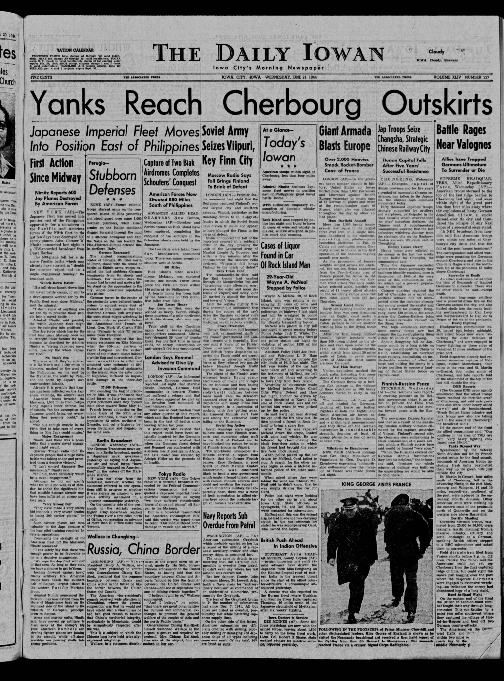 Daily Iowan (Iowa City, Iowa), 1944-06-21