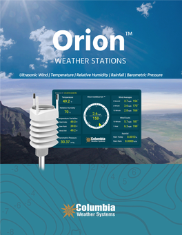 Orion Weather Station Brochure