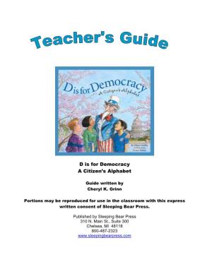 D Is for Democracy: a Teacher's Guide