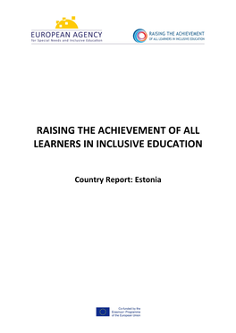 Estonia Country Report