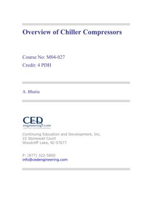 Overview of Chiller Compressors