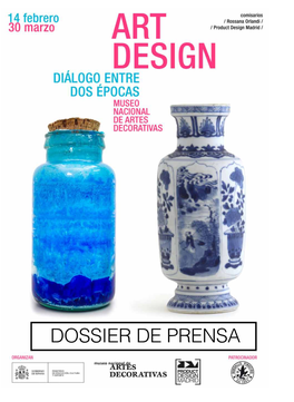 DOSSIER DE PRENSA Product Design Madrid Interviene Con Piezas De Diseño Contemporáneo El Museo Nacional De Artes Decorativas