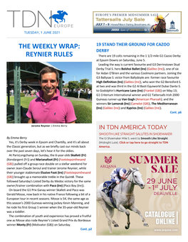 Tdn Europe • Page 2 of 12 • Thetdn.Com Tuesday • 01 June 2021