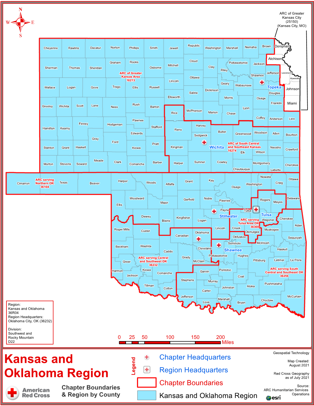 Kansas and Oklahoma Region Operations