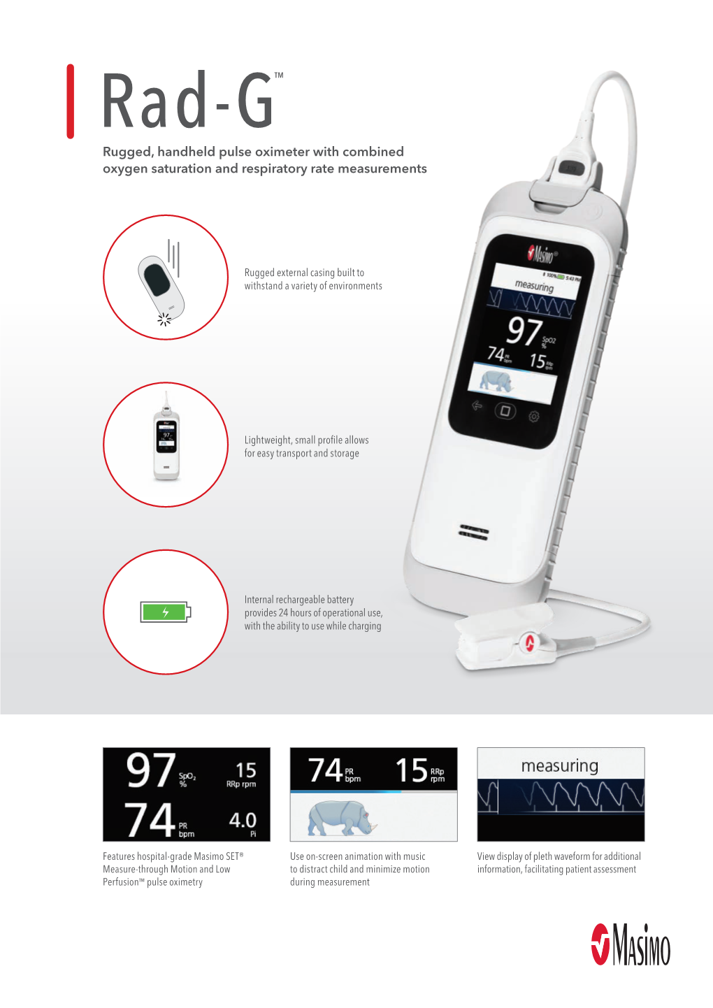 Masimo Rad-G Pulse Oximeter