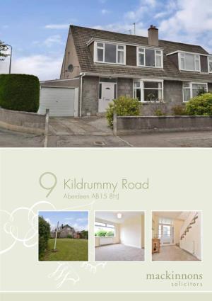 Kildrummy Road 9 Aberdeen AB15 8HJ Entry Is Via an Upvc Front Door Into a Bright Vestibule and Hallway