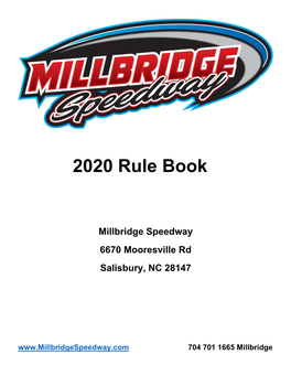 2020 Rule Book
