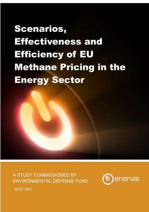 Scenarios, Effectiveness and Efficiency of EU Methane Pricing in the Energy Sector