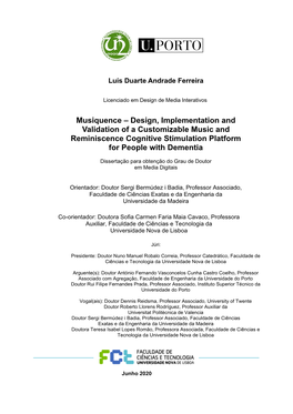Musiquence – Design, Implementation and Validation of a Customizable Music and Reminiscence Cognitive Stimulation Platform for People with Dementia