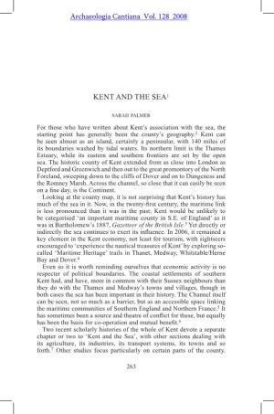Kent and the Sea1