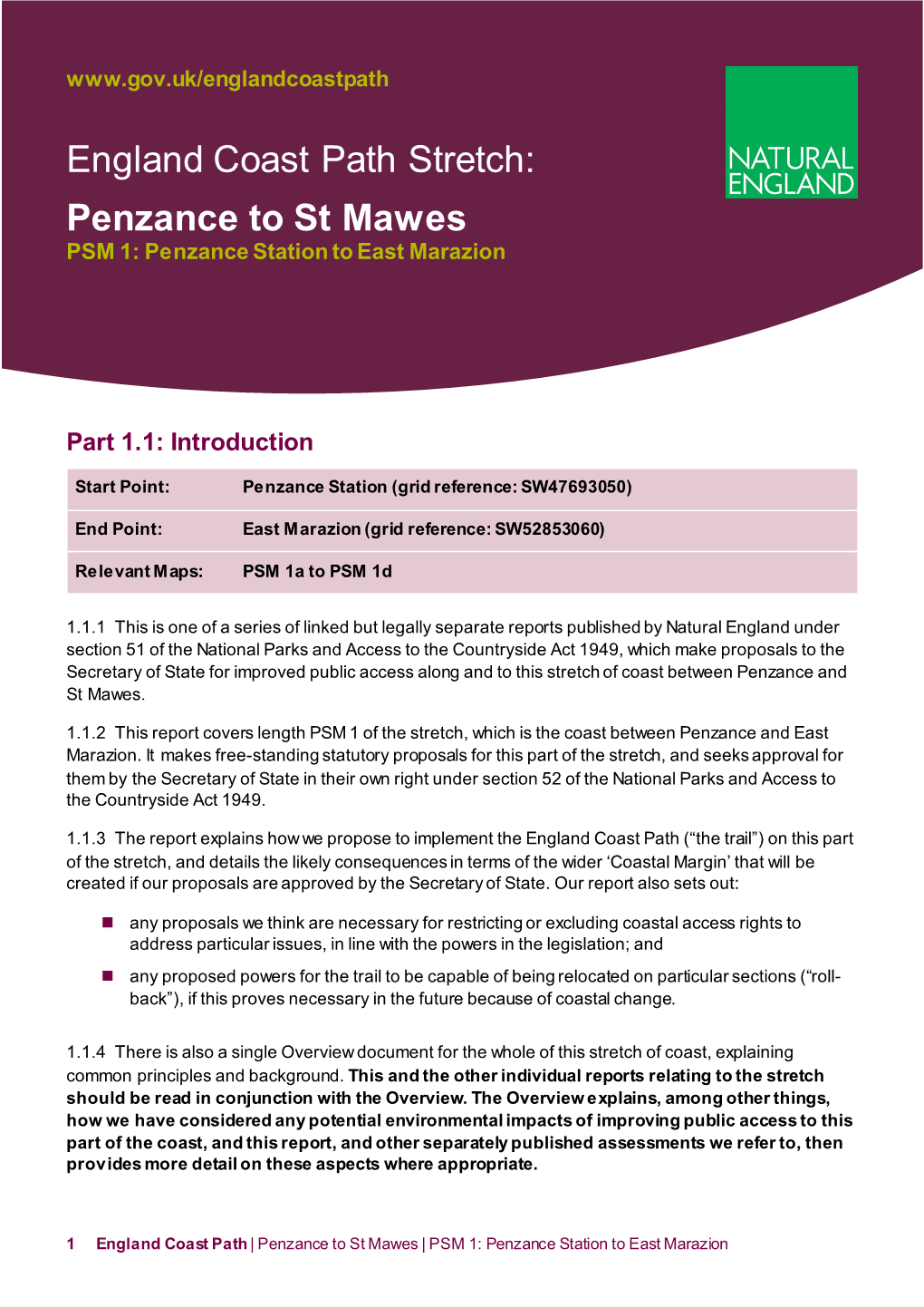 Penzance Station to East Marazion