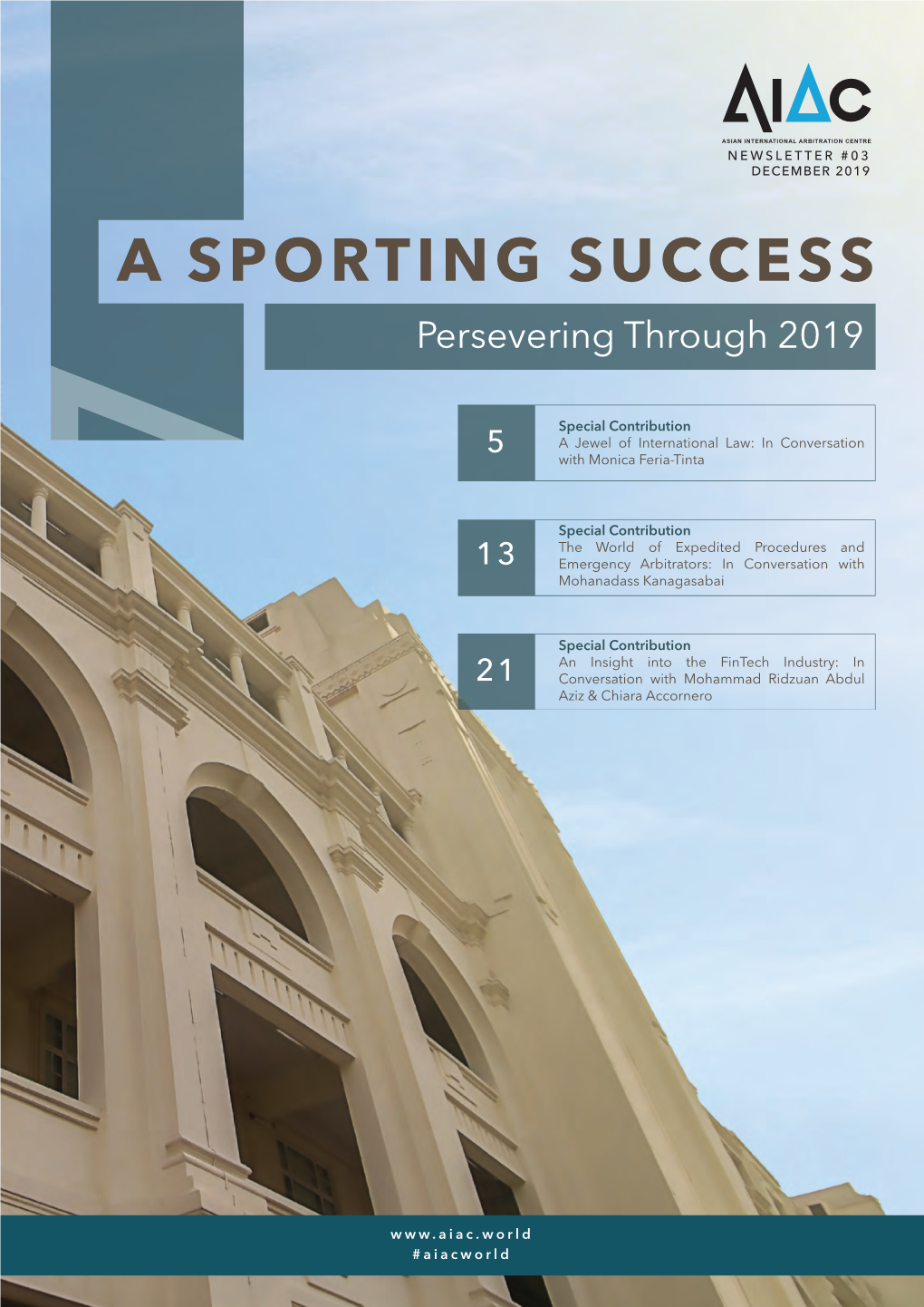 A SPORTING SUCCESS Persevering Through 2019