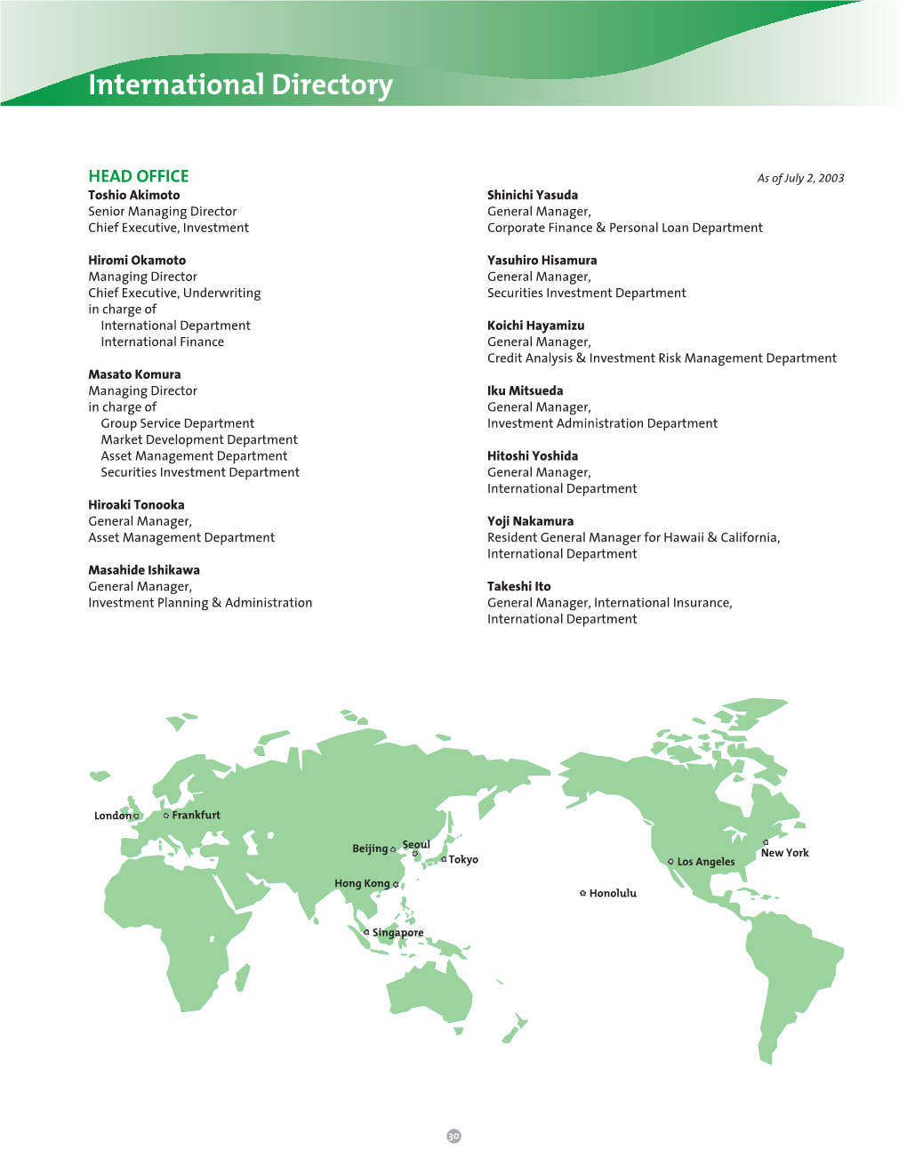 International Directory