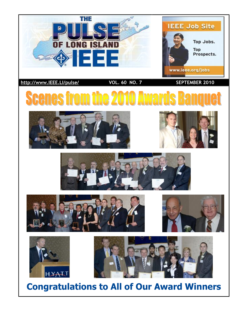 Congratulations to All of Our Award Winners