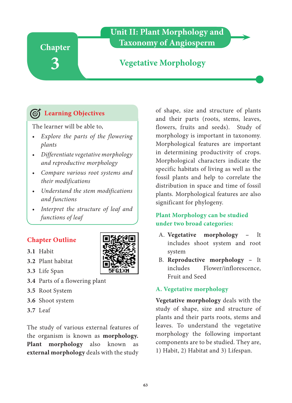 Tamilnadu Board Class 11 Bio-Botany Chapter 3