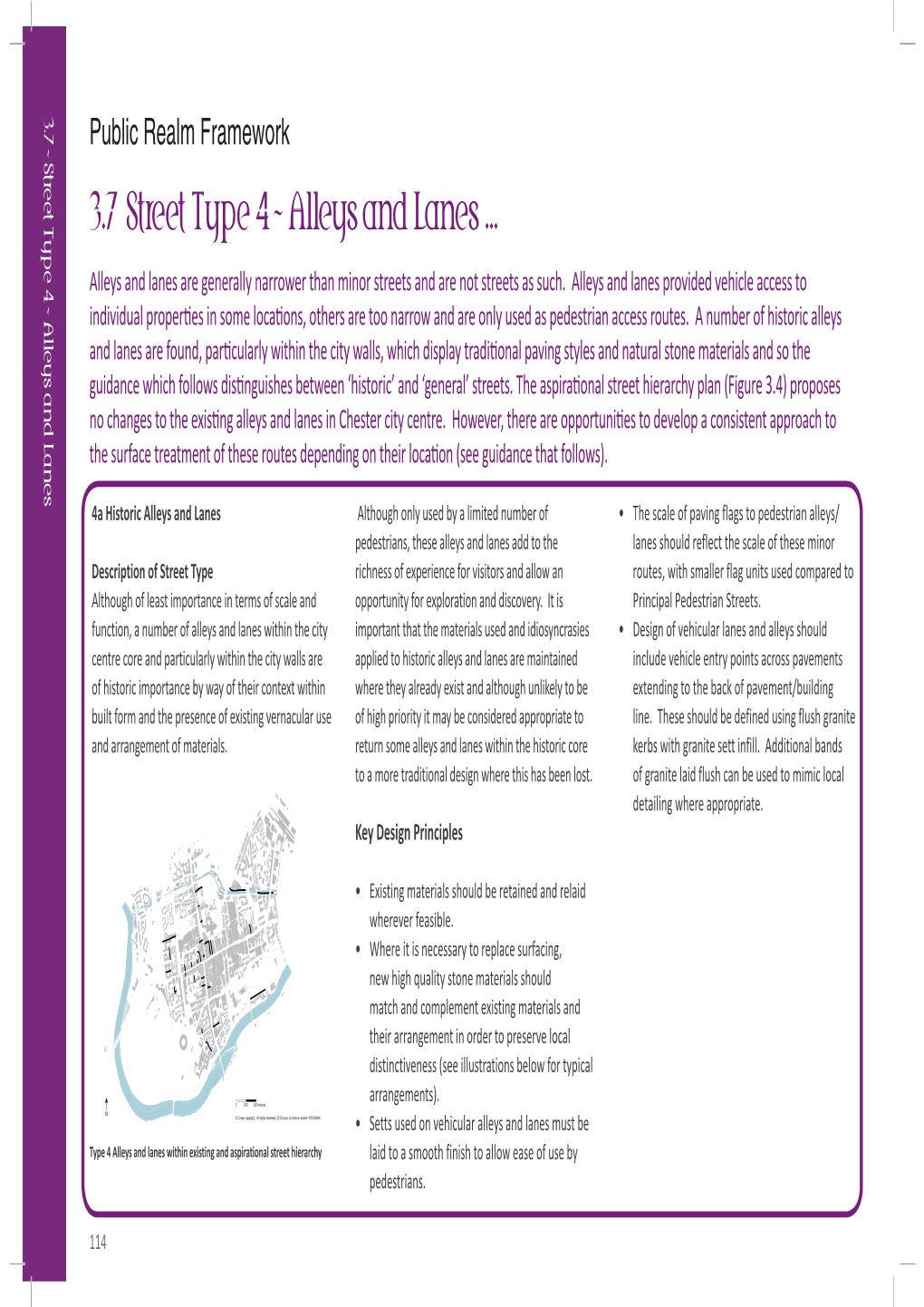 Alleys and Lanes Public Realm Framework 3.7 Street Type 4 - Alleys and Lanes