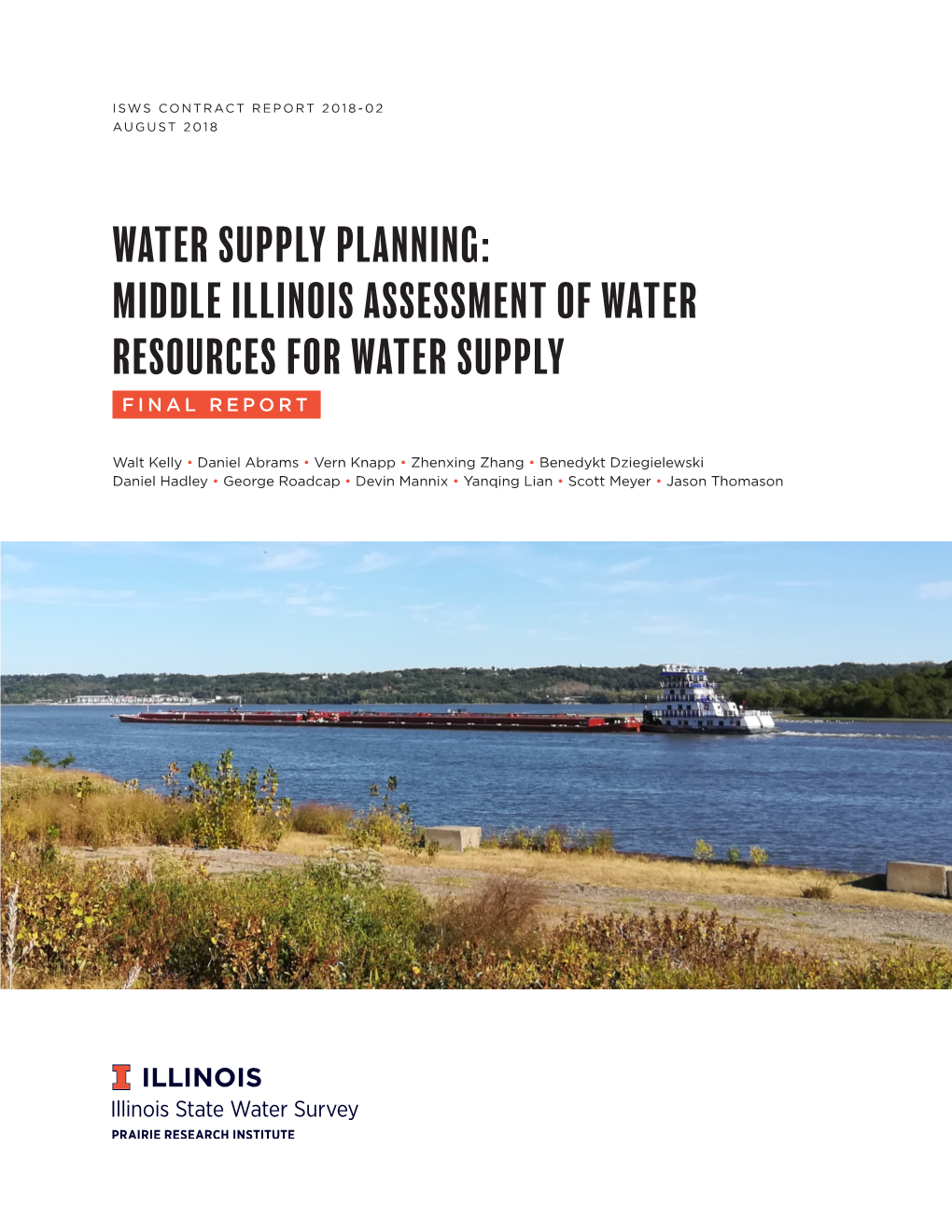 Water Supply Planning: Middle Illinois Assessment of Water Resources for Water Supply Final Report