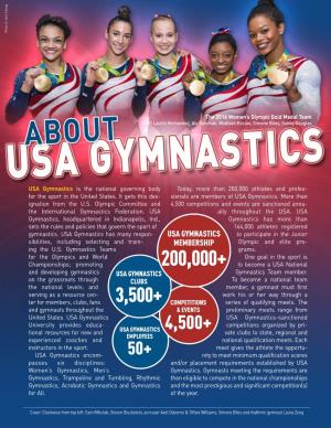 USA Gymnastics Is the National Governing Body for the Sport in The