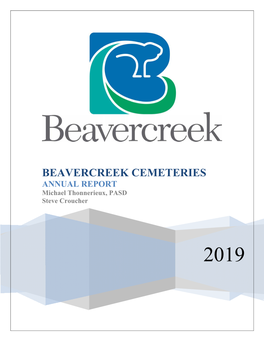 2019 Annual Cemetery Report