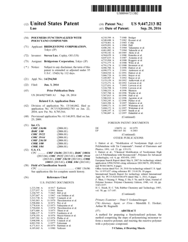United States Patent (10) Patent No.: US 9.447.213 B2 Luo (45) Date of Patent: Sep