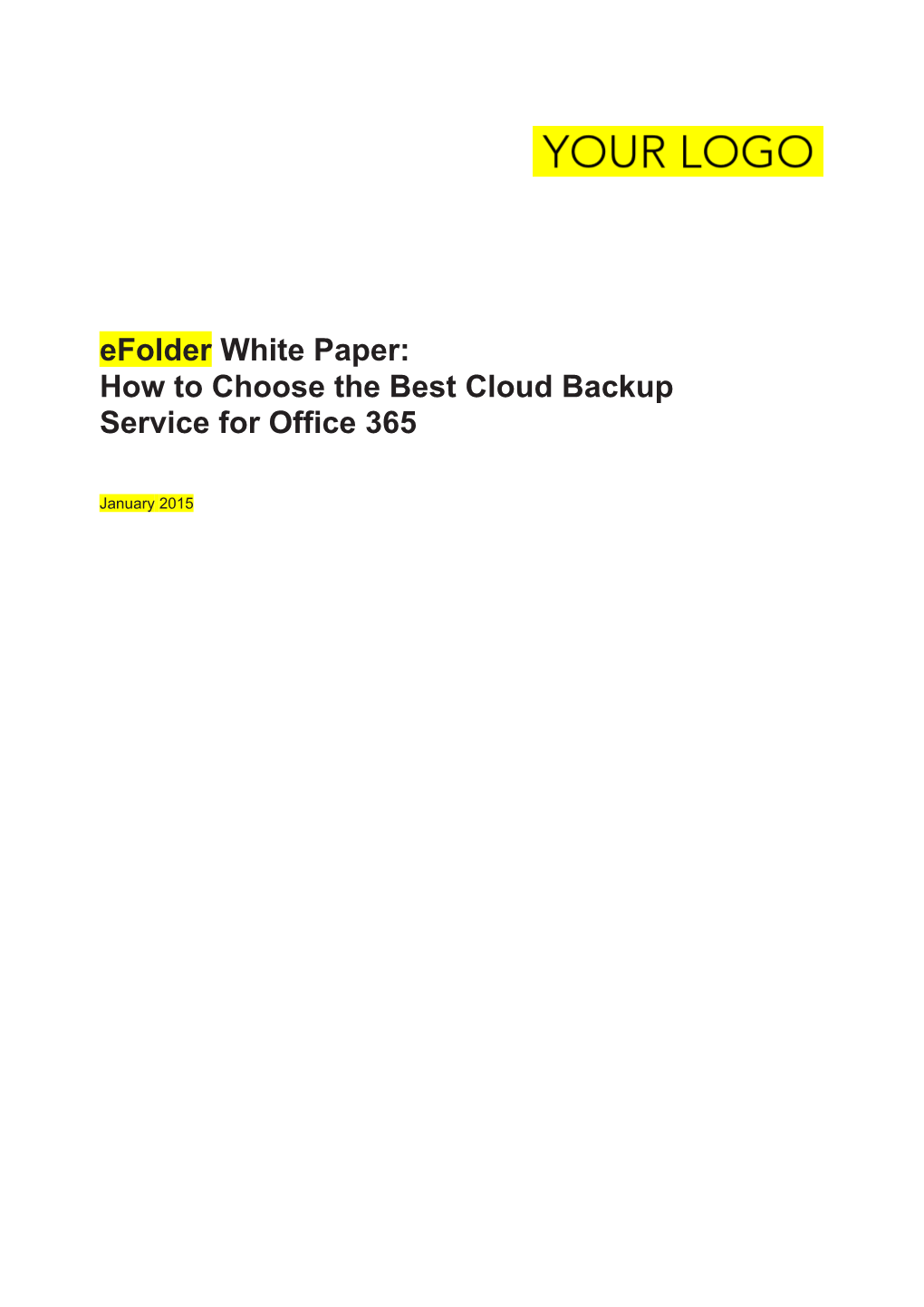 Best Cloud Backup for Office 365 WP R2.Indd