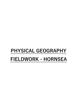 Physical Geography Fieldwork - Hornsea