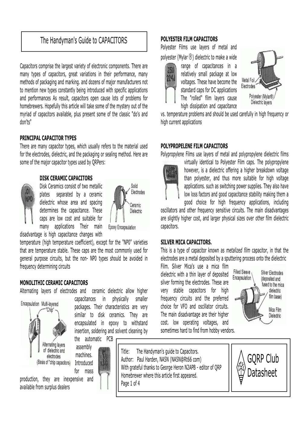 A Guide to Capacitors