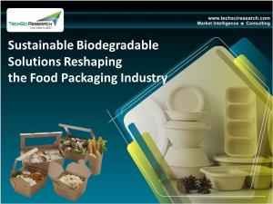 Sustainable Biodegradable Solutions Reshaping the Food Packaging Industry PRESENTATION FLOW