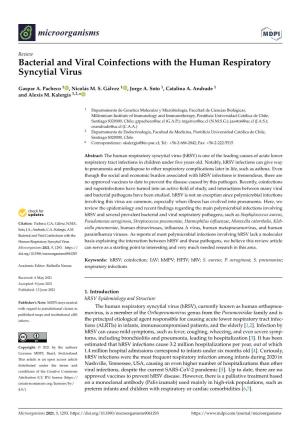 Bacterial and Viral Coinfections with the Human Respiratory Syncytial Virus