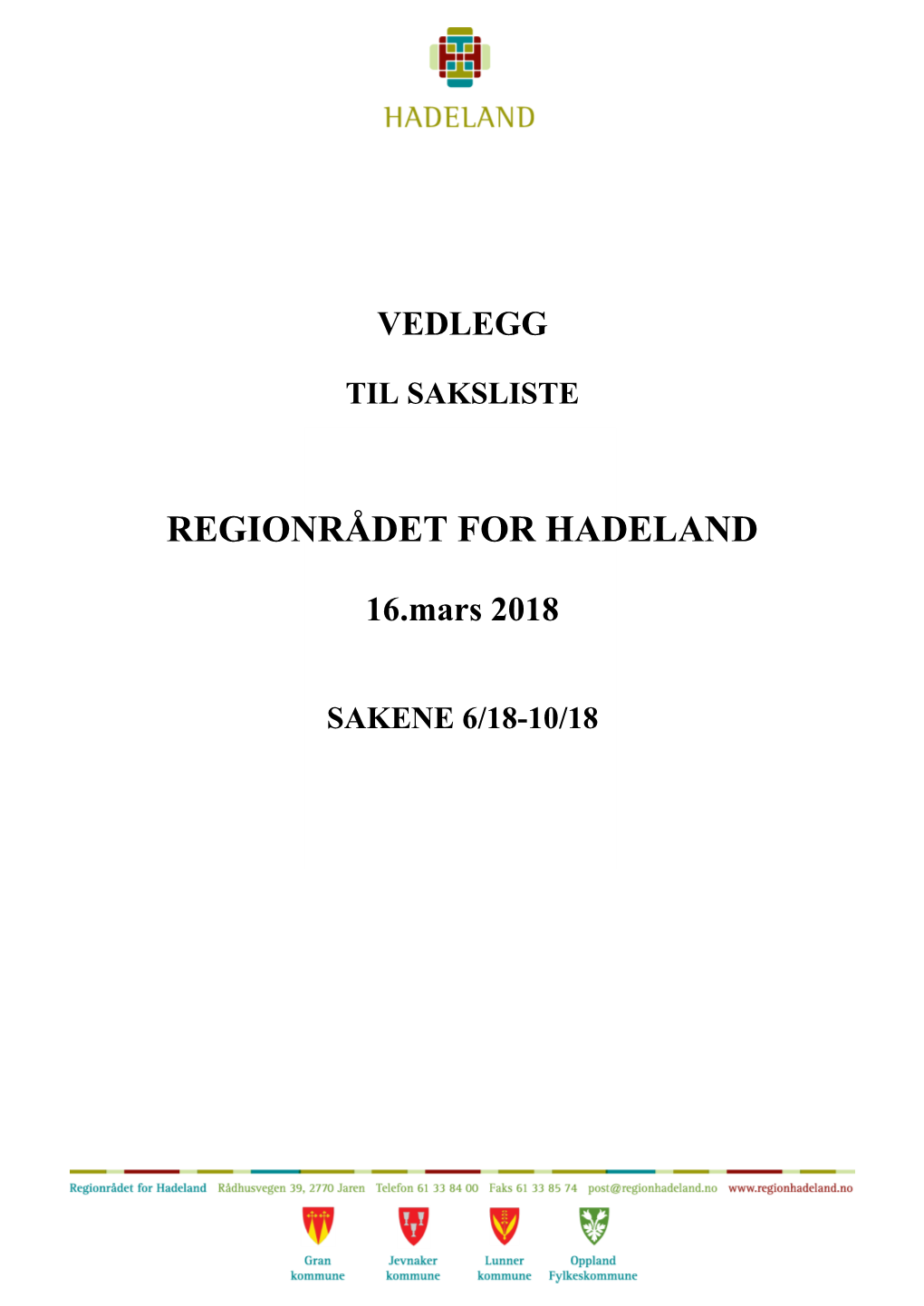 Regionrådet for Hadeland