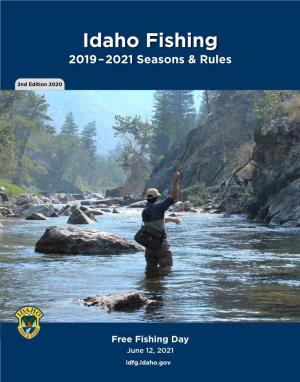 Idaho Fishing Seasons & Rules 2019-2021