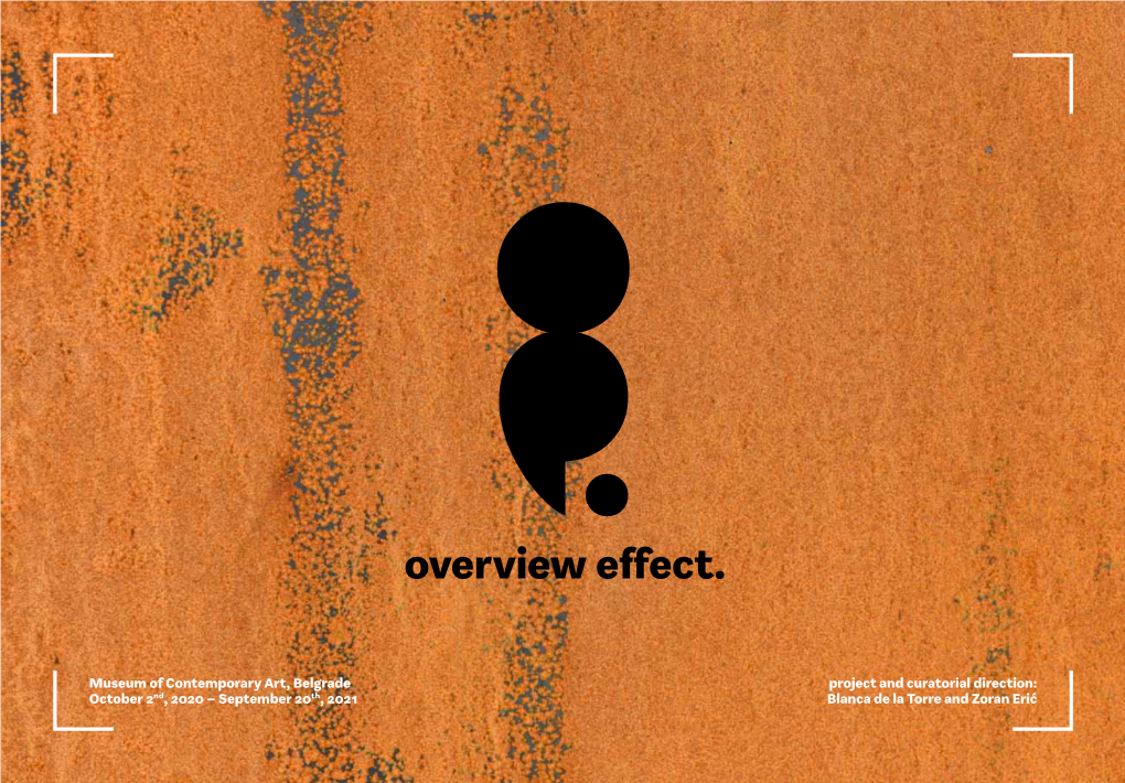 Catalog for Overview Effect