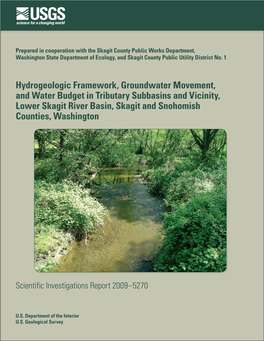 Hydrogeologic Framework, Groundwater Movement, and Water