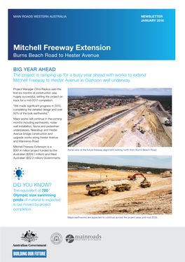 Mitchell Freeway Extension Burns Beach Road to Hester Avenue