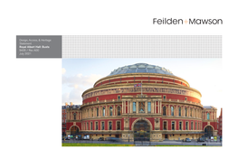 Design, Access, & Heritage Statement Royal Albert Hall: Busts 9435 / Rev