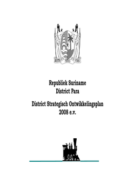 Republiek Suriname District Para District Strategisch