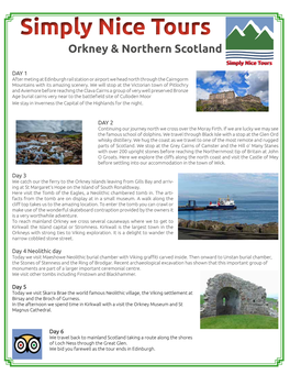 Orkney & Northern Scotland