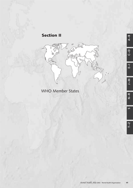 WHO Member States Section II