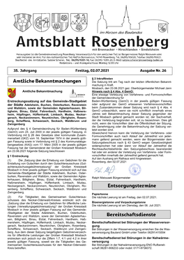 Gemeinde Rosenberg-Baden