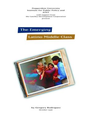 The Emerging Latino Middle Class Explanation of Findings
