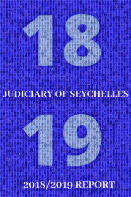 Judiciary of Seychelles 2018/2019 Report Cover