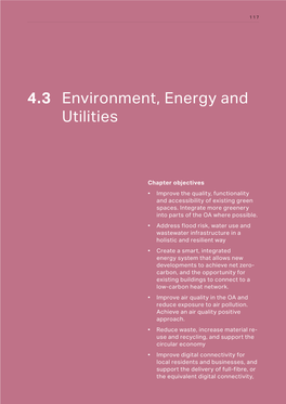 4.3 Environment, Energy and Utilities
