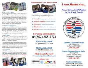 Learn Martial Arts