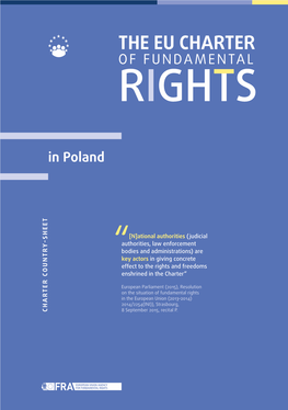 The EU Charter of Fundamental Rights in Poland