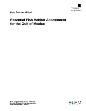 Essential Fish Habitat Assessment for the Gulf of Mexico