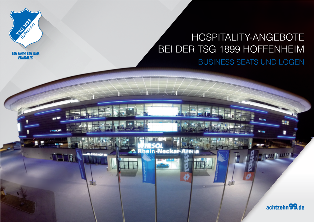 Hospitality-Angebote Bei Der Tsg 1899 Hoffenheim Business Seats Und Logen Erfolgreicher Doppelpass