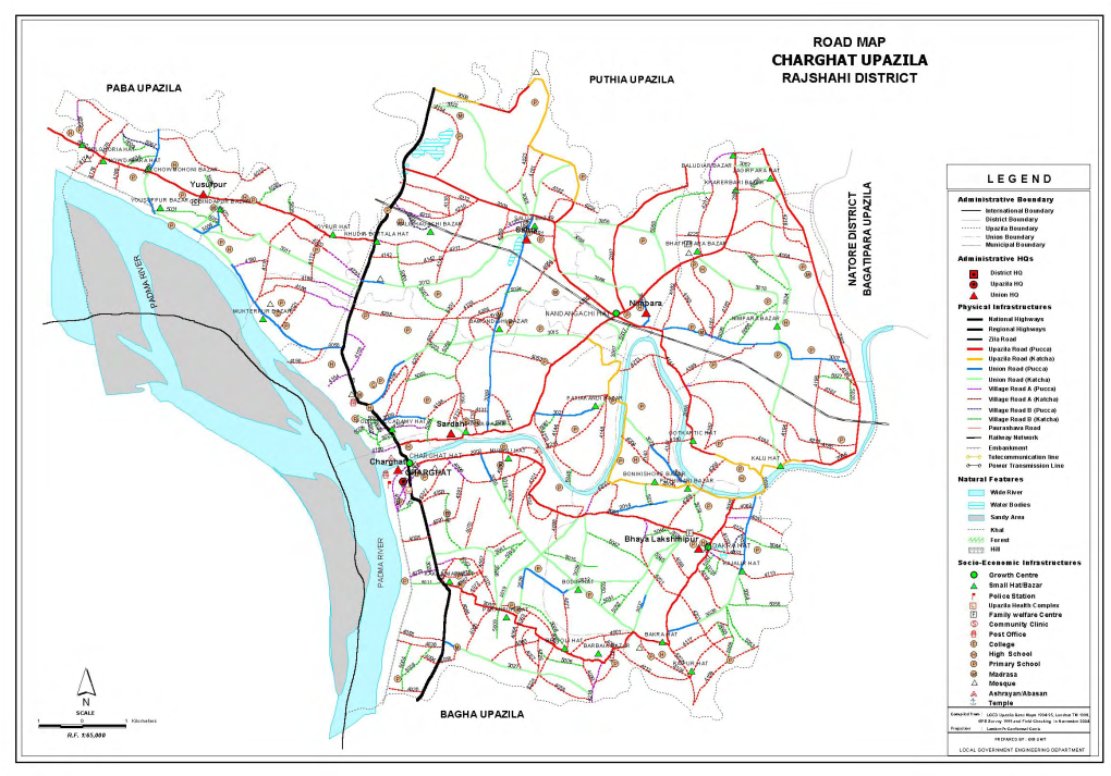 Inventory of LGED Road Network, March 2005, Bangladesh