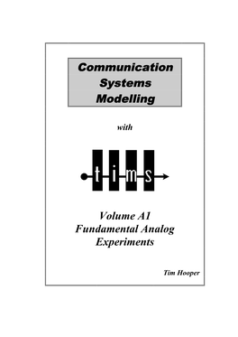 Communication Systems Modelling